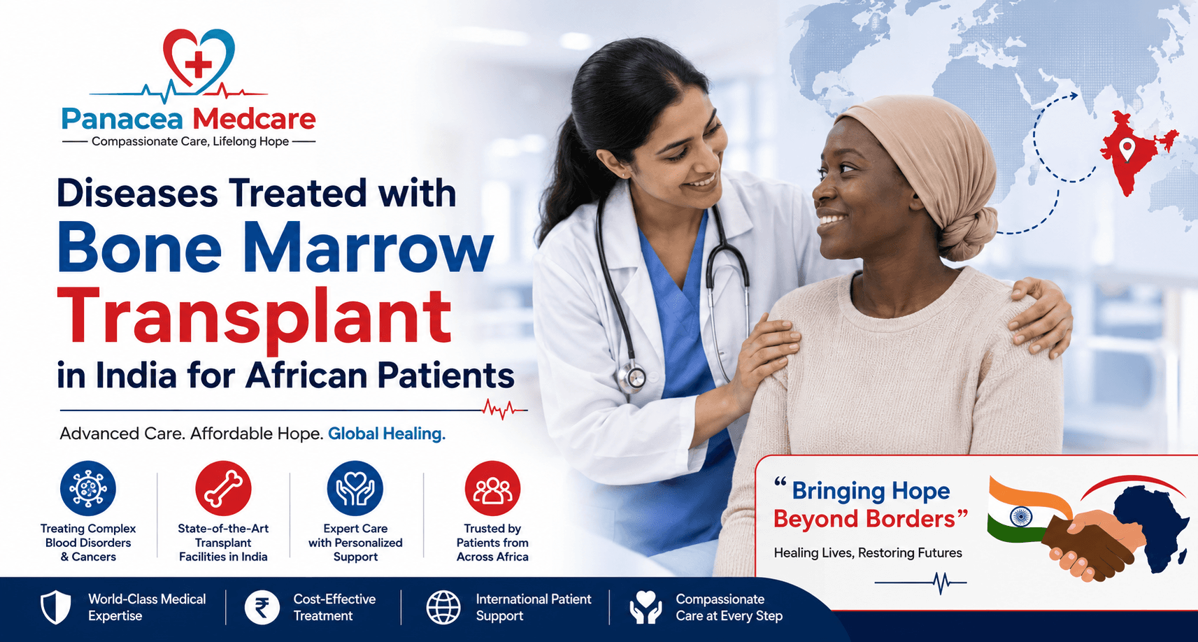 Diseases Treated with Bone Marrow Transplant in India for African Patients