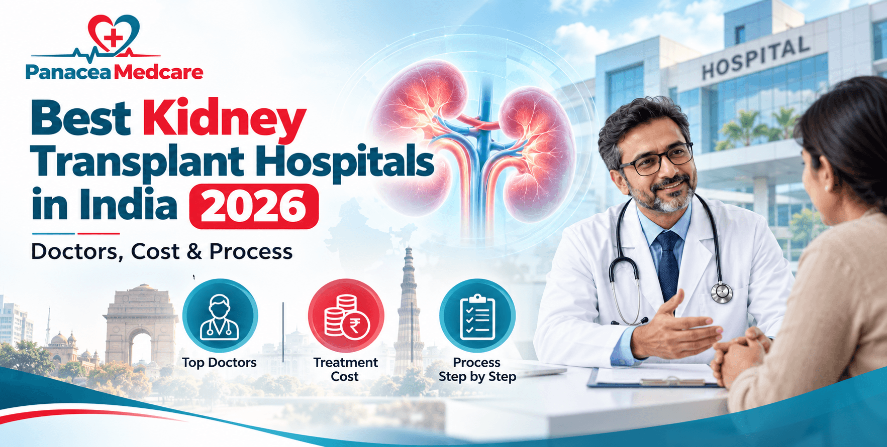 Best Kidney Transplant Hospitals in India 2026 Doctors, Cost & Process